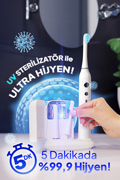 Fakir 2'si 1 arada Probiwash Sonic ve Ultrasonic Şarjlı Diş Fırçası