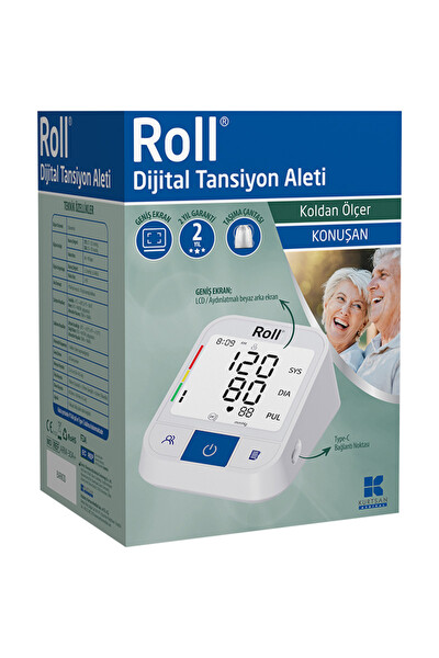 Roll AOJ-30F Konuşan Koldan Ölçer Dijital Tansiyon Aleti