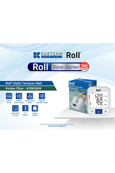 Roll AOJ-30F Konuşan Koldan Ölçer Dijital Tansiyon Aleti