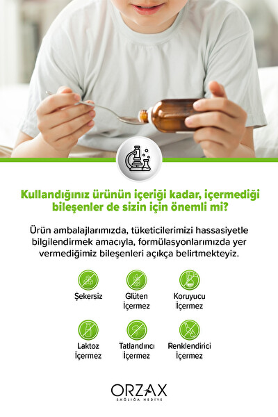 Orzax Ocean Omega 3 Portakallı Balık Yağı Şurubu 150 ML