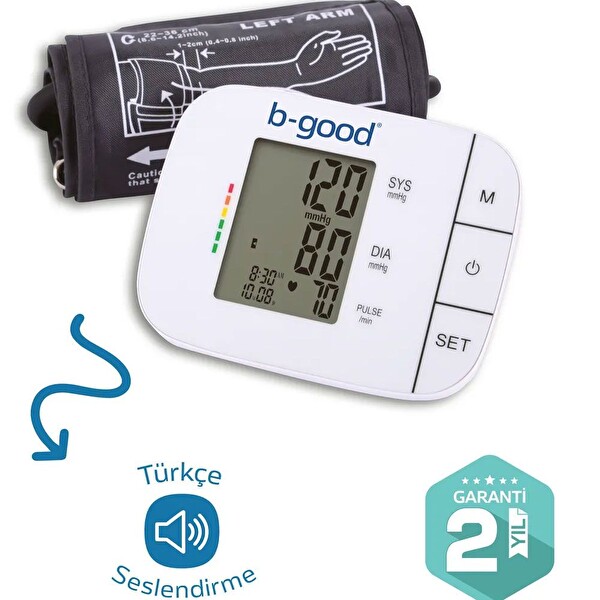 B-Good DBP-1368 Konuşan Kol Tipi Tansiyon Aleti