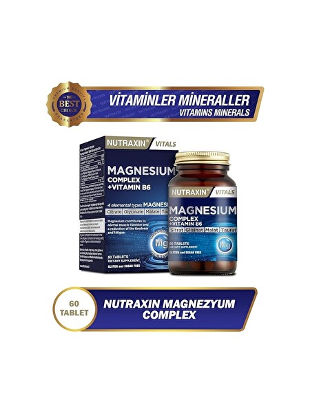 Nutraxin Magnesium Complex Vitamin B6 60 Tablet