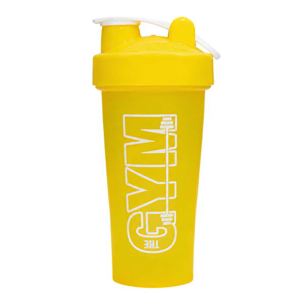 Cool Shaker Gym Shaker 650 ML Ölçekli ve Sızdırmaz Kapaklı Protein Shaker Sarı