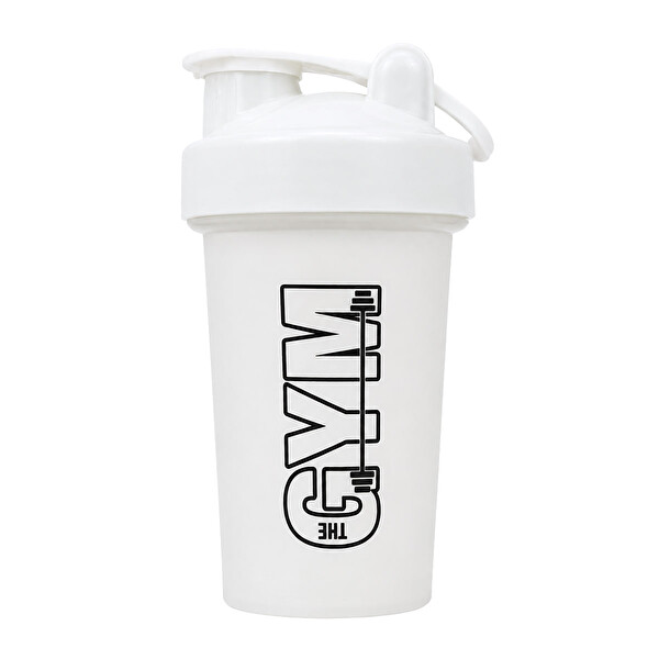 Cool Shaker Gym Shaker 550 ML Ölçekli ve Sızdırmaz Kapaklı Protein Shaker 2'li Set Turuncu-Beyaz