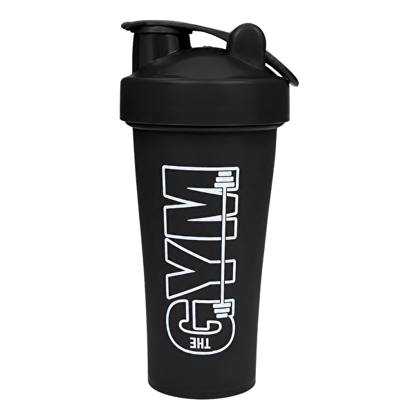 Cool Shaker Gym 650 ML Ölçekli ve Sızdırmaz Kapaklı Protein Shaker Siyah