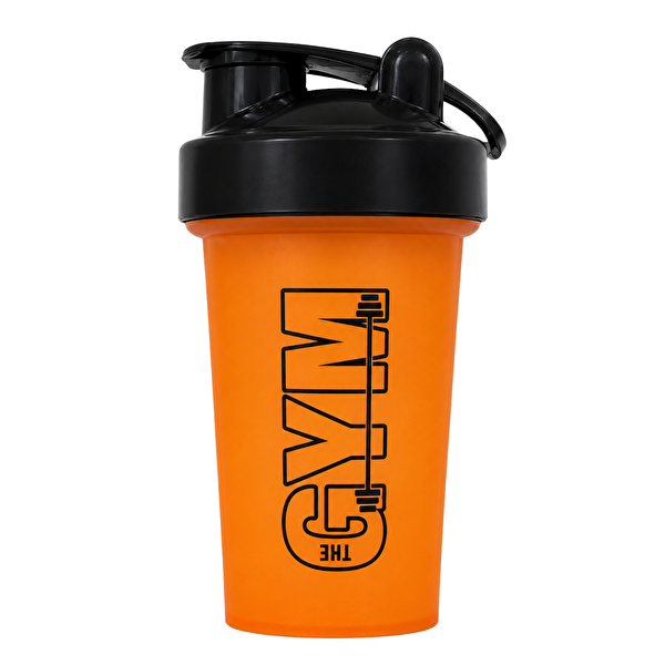 Cool Shaker Gym 550 ML Ölçekli Sızdırmaz Kapaklı Protein Shaker Turuncu