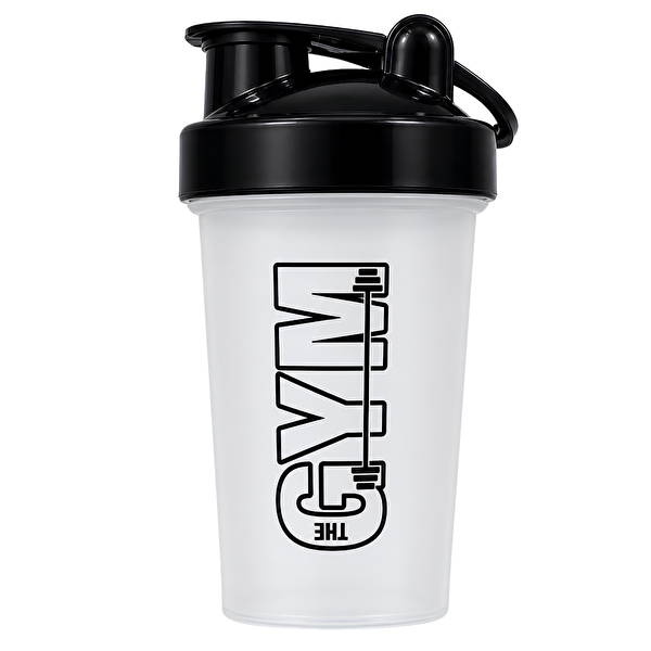 Cool Shaker Gym 550 ML Ölçekli ve Sızdırmaz Kapaklı Protein Shaker 2'li Set Turuncu-Şeffaf