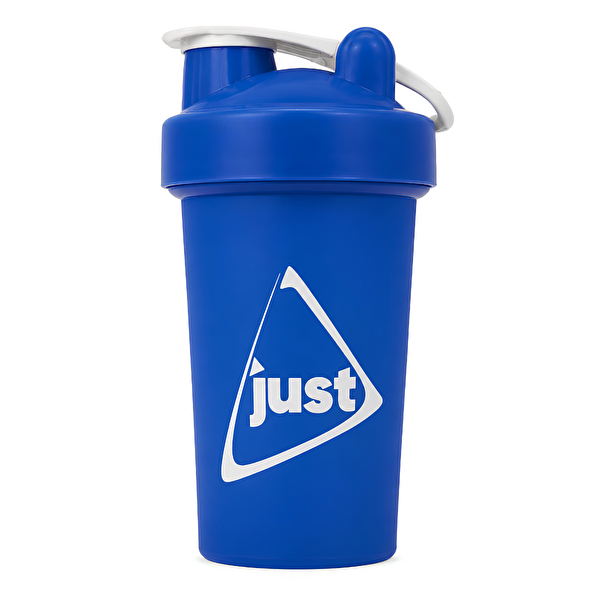 Cool Plastik Just Shaker 550 ML Ölçekli ve Sızdırmaz Kapaklı Protein Shaker Mavi