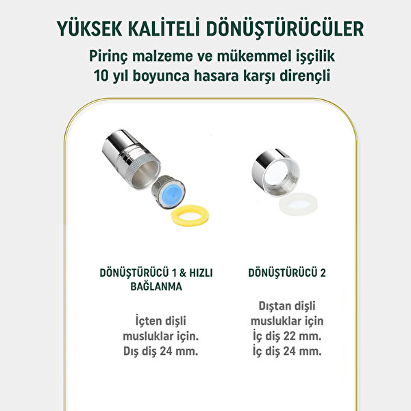 Ghdent 4 Başlıklı Manuel Ağız Duşu Askılıklı - 3 Kademeli Tazyik - 3 Adet 3 Gözlü - 1 Adet 1 Gözlü Başlık