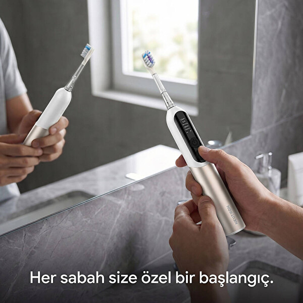 Neutron NTL-TB-12PG Dijital Ekranlı Şarjlı Sonik Diş Fırçası - Gold
