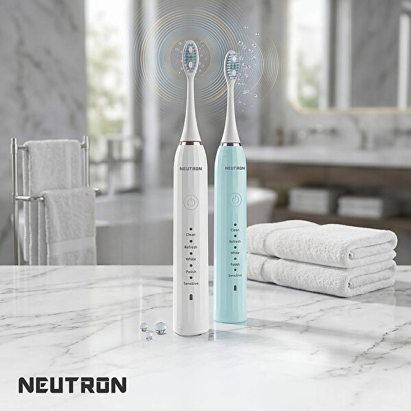 Neutron NTL-TB-01EW Şarjlı Sonik Diş Fırçası - Beyaz