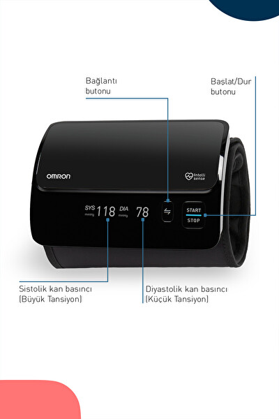 Omron Evolv Kablosuz Üst Koldan Ölçer Dijital Tansiyon Aleti