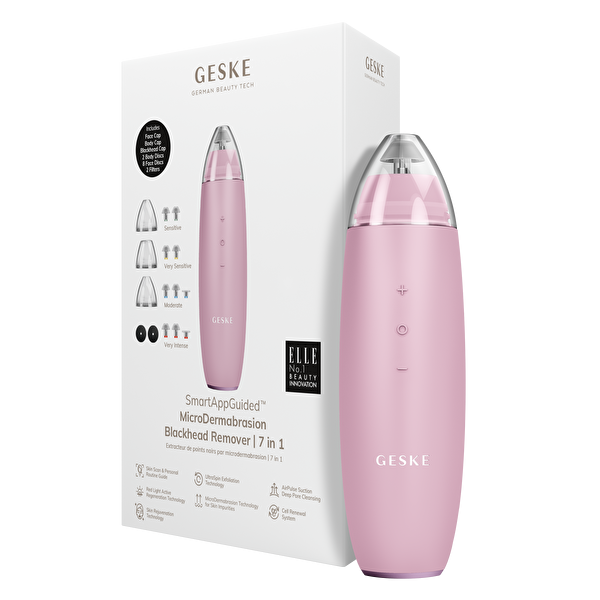 Geske Siyah Nokta Temizleme - Mikro Dermabrazyon Cihaz Pembe