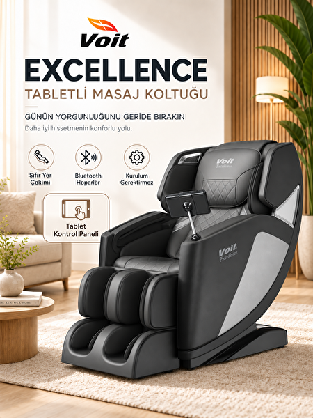 Voit Excellence Tabletli 3D Masaj Koltuğu