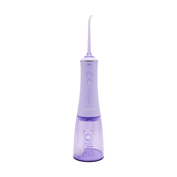 Steriball Oral Irrigator Lila Ağız Duşu - 4 Temizlik Modu 360 Derece Dönebilen Başlık 0.60 MM İnce Su Akışı