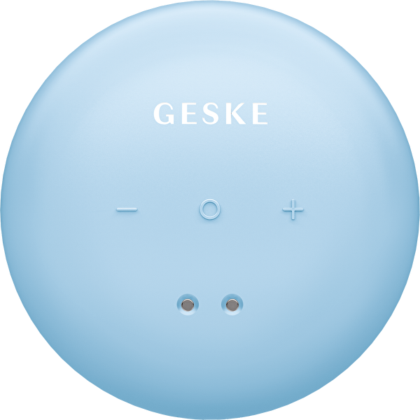 Geske Titreşimli LED Terapili Sonic Cool & Warm Yüz ve Vücut Masaj Cihazı Mavi