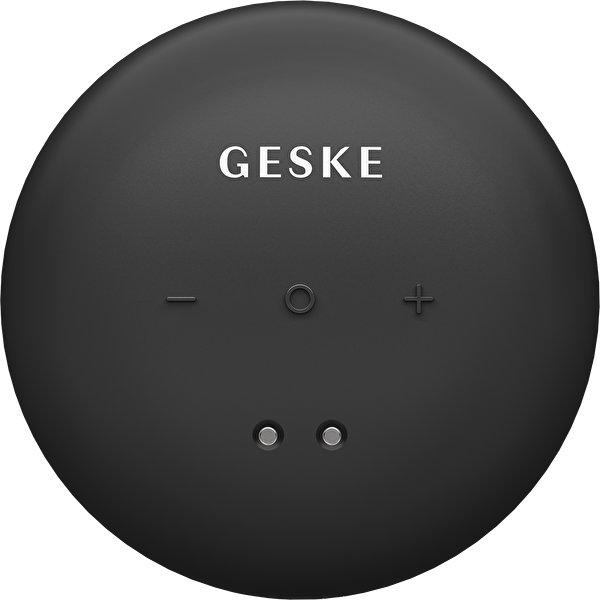 Geske Titreşimli LED Terapili Sonic Cool & Warm Yüz ve Vücut Masaj Cihazı Siyah
