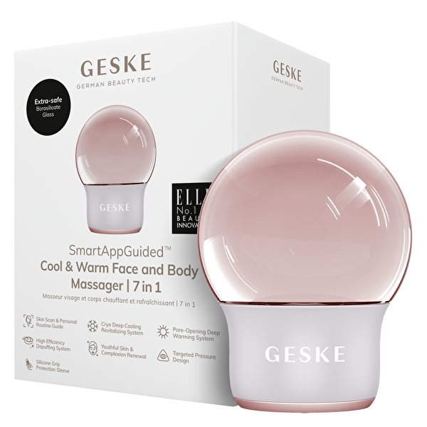 Geske Soğutmalı ve Isıtmalı Göz ve Yüz Masaj Aleti Beyaz GK000701