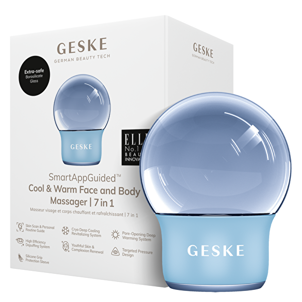 Geske Soğutmalı ve Isıtmalı Göz ve Yüz Masaj Aleti Mavi GK000701