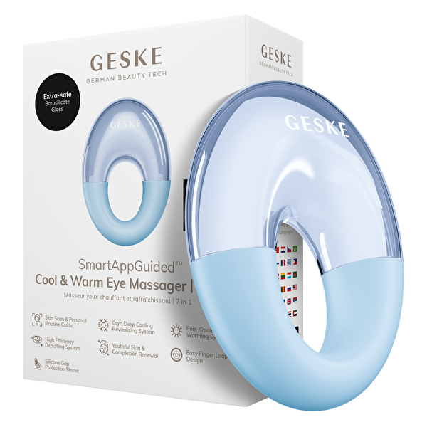 Geske Soğutmalı ve Isıtmalı Göz Masaj Aleti Mavi GK000702