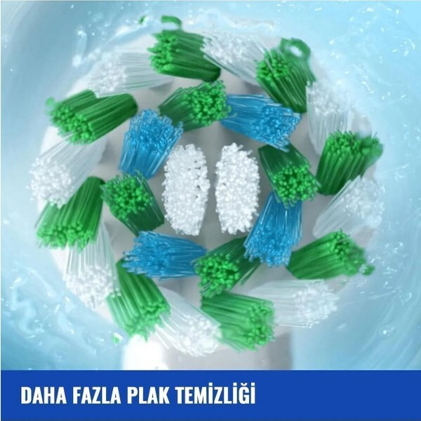Direct Nexus Elektrikli Diş Fırçası Yedek Başlığı 4'lü - Beyaz Orta Sert ve Ultra Yumuşak Kıllı