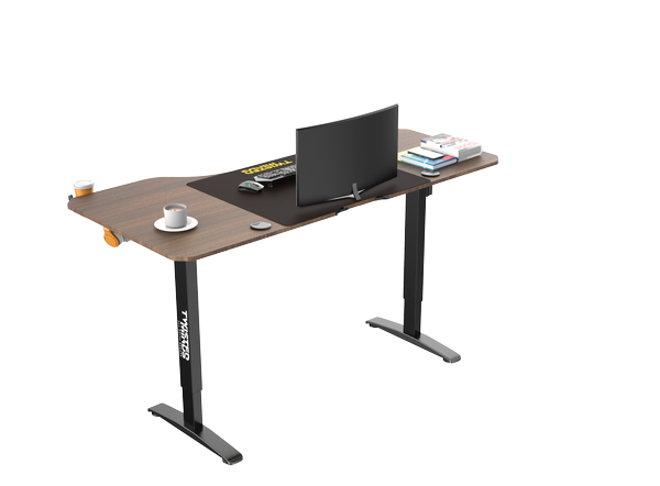 Twisted Minds T Design Sağ Ayak Motorlu Yükseklik Ayarlı Ev Ofis Oyuncu Masası