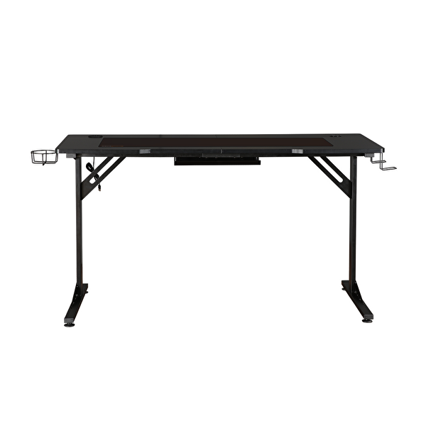 Adore Mobilya Gaming Quest Oyuncu Ve Bilgisayar Masası-Siyah-140x76x60 Cm (GxYxD)