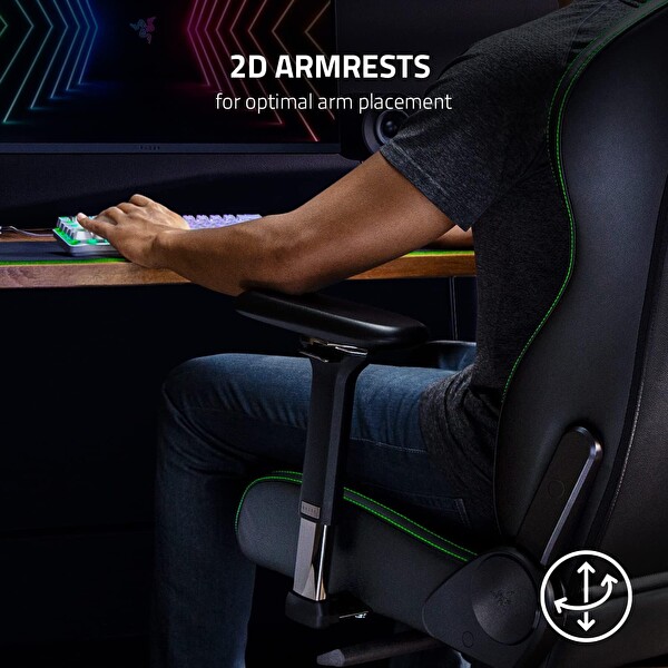Razer Enki RZ38-03880100-R3G1 X Entegre Bel Destekli Oyuncu Koltuğu
