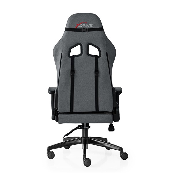 XDrive Plus 15'li Serisi Gri Siyah Kumaş Profesyonel Oyuncu Koltuğu