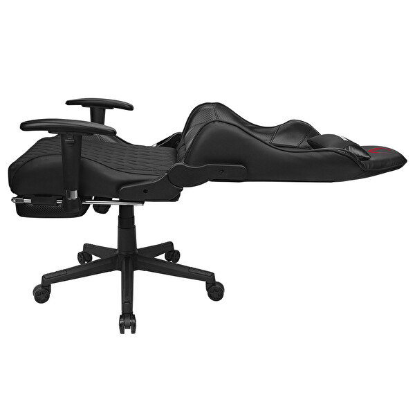 Rampage KL-R71 EMPIRE Ayak Dayama Yerli Siyah Silver Gaming Oyuncu Koltuğu