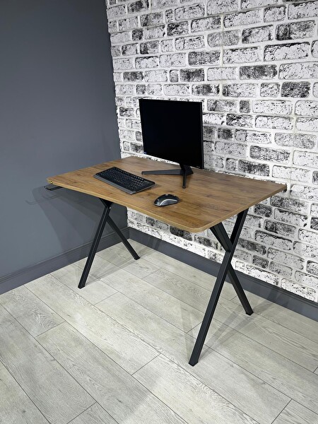 Hey Modüler Mobilya Heygaming 120 CM Ceviz Siyah Profesyonel Oyuncu Masası