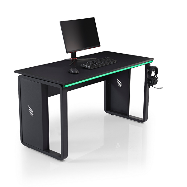 Stepgamer Amiral Rs7 Metal Ayaklı Oyuncu Masası Siyah