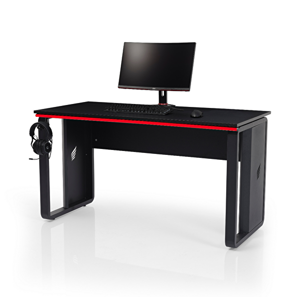 Stepgamer Amiral Rs7 Metal Ayaklı Oyuncu Masası Siyah