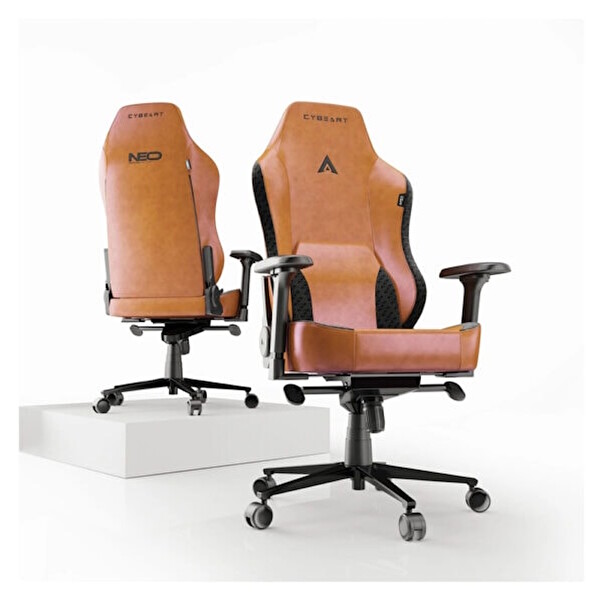 Cybeart Apex NEO Series Vintage Edition PU Deri Bel Destekli 4D Hafızalı Yastık Oyuncu Koltuğu