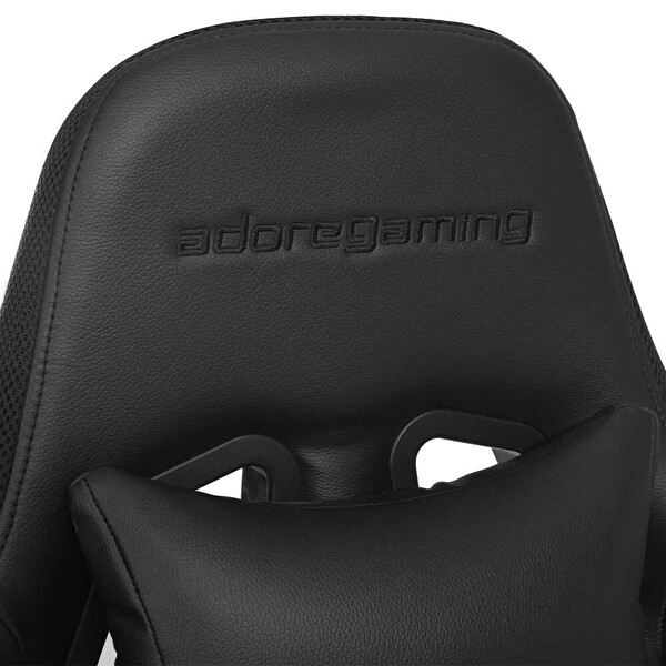 Adore Mobilya Gaming Prime-X Profesyonel Oyuncu Koltuğu Siyah Suni Deri 69x119.5-130x76 CM