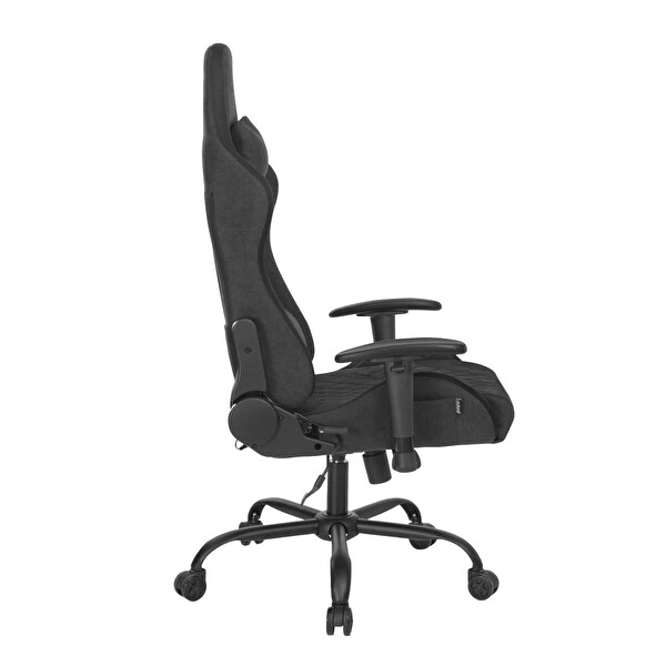 Adore Mobilya Gaming Prime-X Pofesyonel Oyuncu Koltuğu Koyu Gri Kumaş 69x119.5-130x76 CM