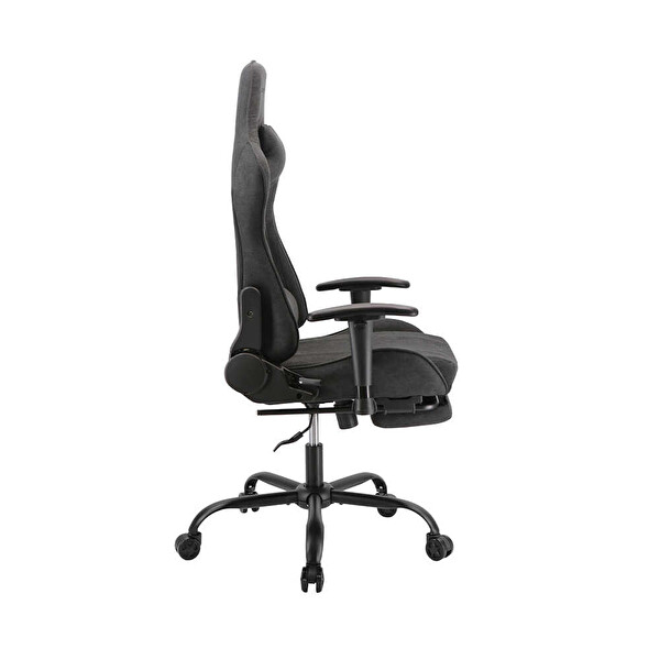 Adore Mobilya Gaming ProX Ergo Oyuncu Koltuğu - Koyu Gri Kumaş 71x126-136x77.5 CM