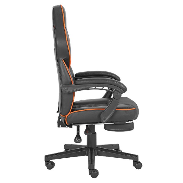 Rampage KL-R12 Lumos Deri Siyah-Turuncu Oyuncu Koltuğu