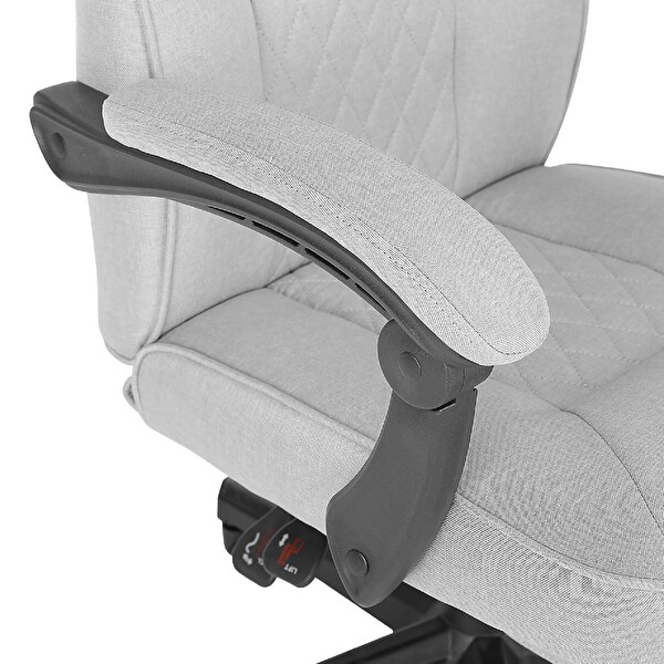 Rampage KL-R12 Lumos Terletmez Kumaş Gri Oyuncu Koltuğu