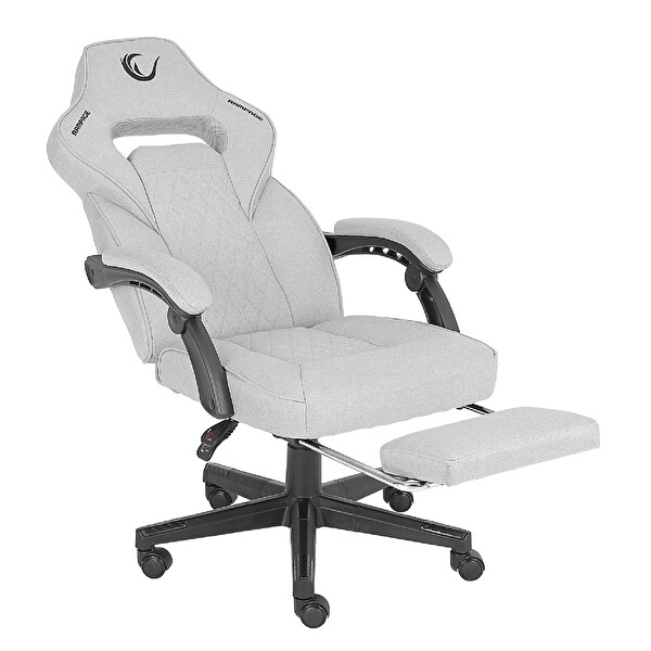 Rampage KL-R12 Lumos Terletmez Kumaş Gri Oyuncu Koltuğu