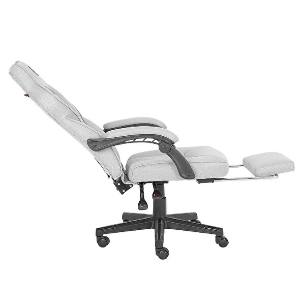 Rampage KL-R12 Lumos Terletmez Kumaş Gri Oyuncu Koltuğu