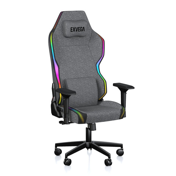 Exvega Lunar Active Rgb Graphite Oyuncu Koltuğu