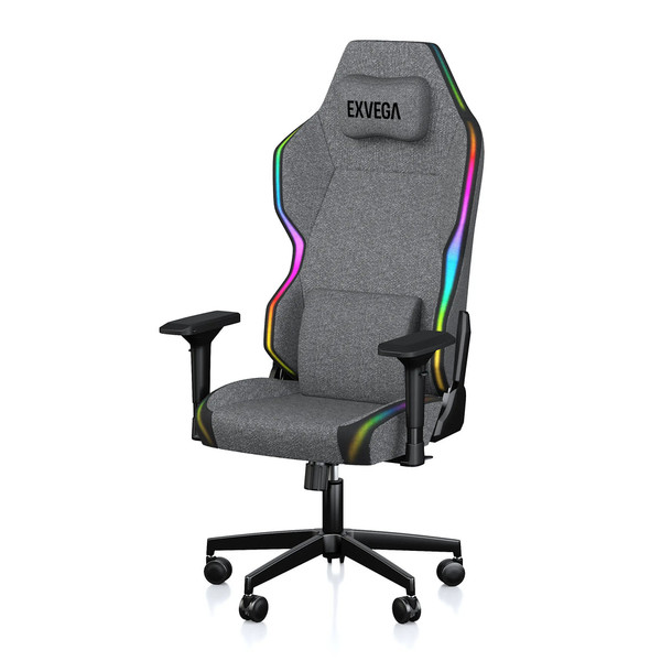 Exvega Lunar Active Rgb Graphite Oyuncu Koltuğu