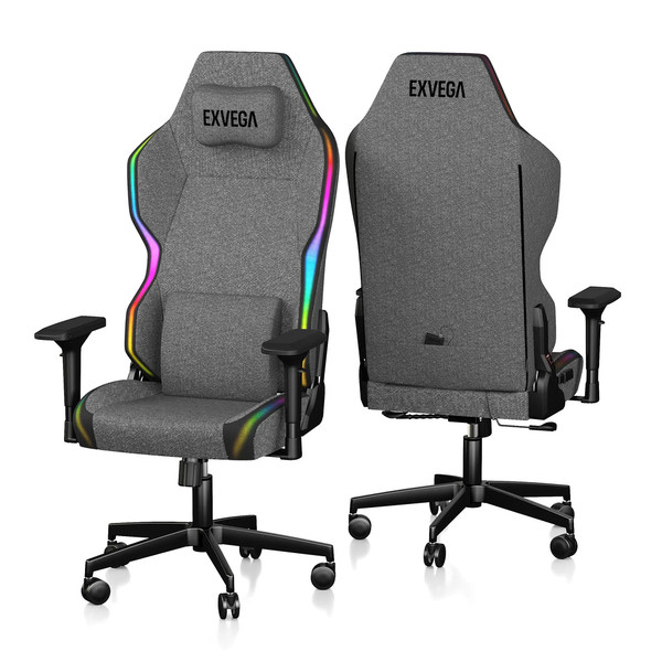 Exvega Lunar Active Rgb Graphite Oyuncu Koltuğu