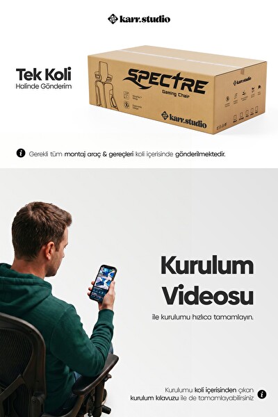 Karr Gaming Spectre Oyuncu Koltuğu Bordo