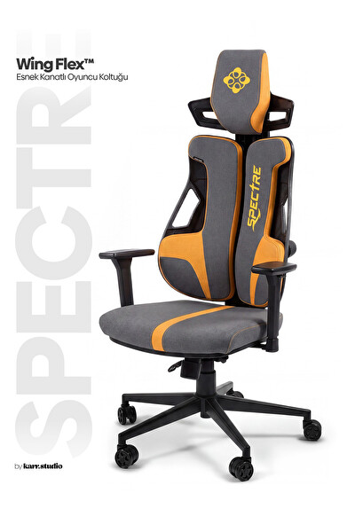 Karr Gaming Spectre Oyuncu Koltuğu Gri-Turuncu