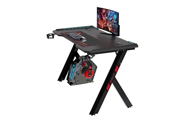 Gameon Hawksbill Serisi Rgb Akıcı Işıklı 120-60-72 Cm 800×300×3 MM Oyuncu Masası- Fare Altlığı