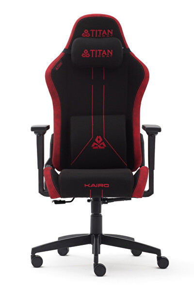 Titanseat Kairo Kırmızı Kumaş Oyuncu Koltuğu