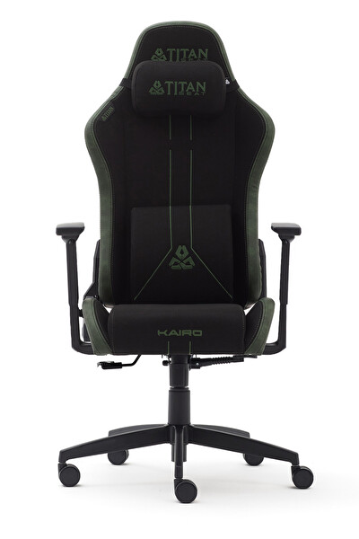 Titanseat Kairo Yeşil Kumaş Oyuncu Koltuğu