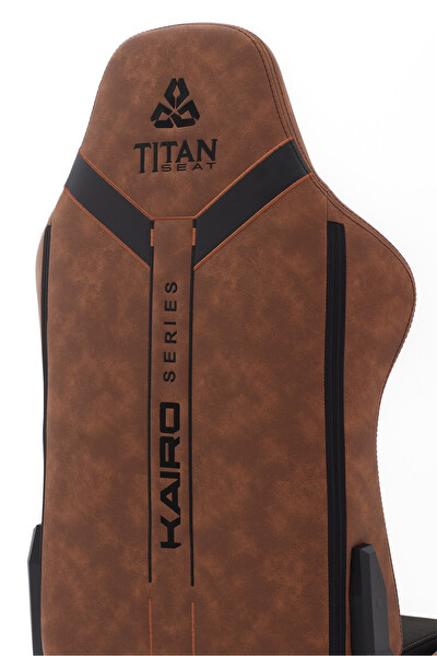 Titanseat Kairo Kahverengi Kumaş Oyuncu Koltuğu